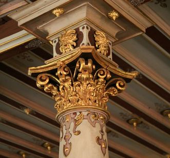 Capital in the Golden Hall, Urach Palace