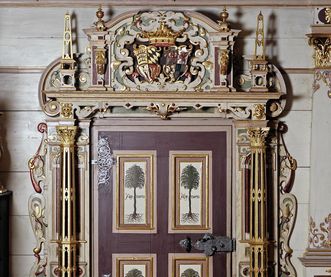 Portal im Goldenen Saal von Schloss Urach