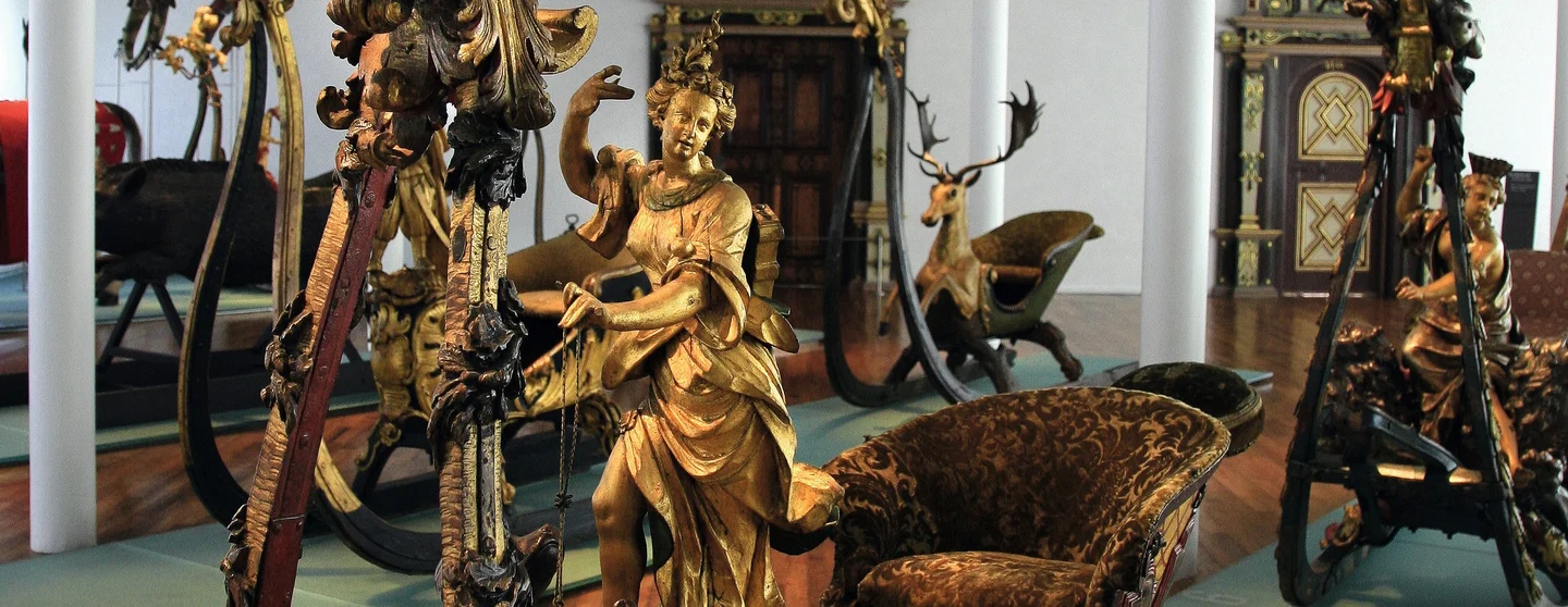 Residenzschloss Urach, Prunkschlitten in der Prunkschlittensammlung