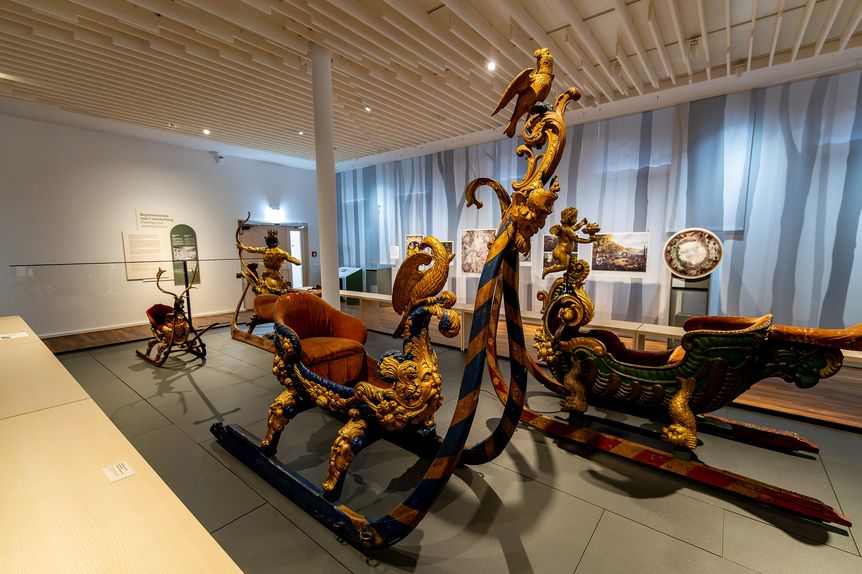 Residenzschloss Urach, Prunkschlittensammlung