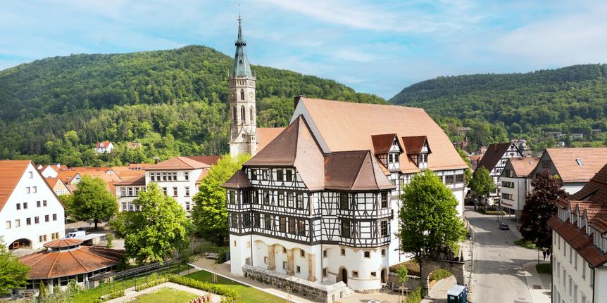 Residenzschloss Urach, Luftansicht