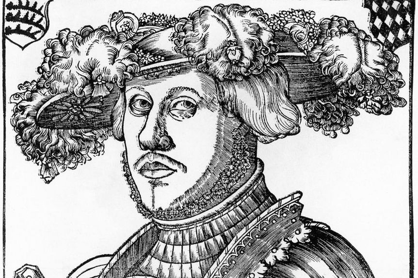 Herzog Ulrich von Württemberg um 1530 – Holzschnitt von Hans Brosamer