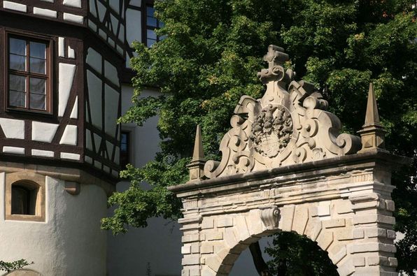Château résidentiel d'Urach Porte renaissance