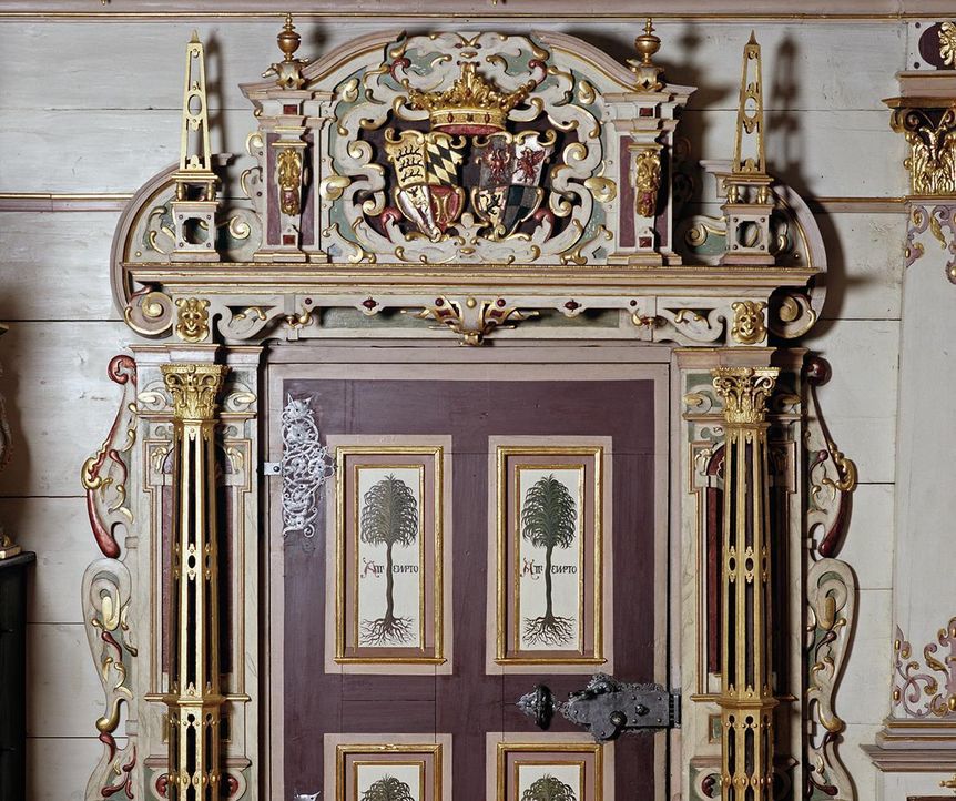 Portal im Goldenen Saal von Schloss Urach