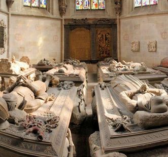 Burial place in the St. Georg Collegiate Church in Tübingen