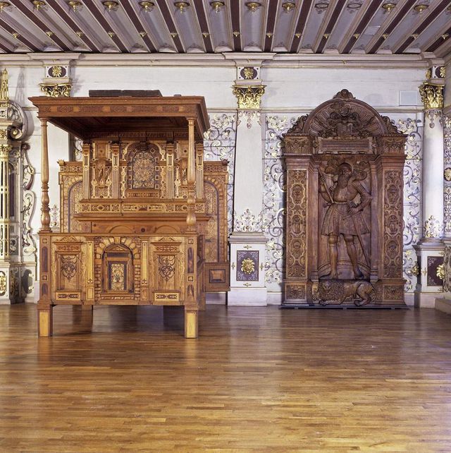 Château résidentiel d'Urach Vue dans le salon doré