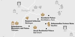 journey map "Swabian Alb & Tübingen"