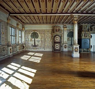 View of the Golden Hall, Urach Palace