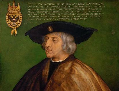 Emperor Maximilian I, painting by Albrecht Dürer, 1519