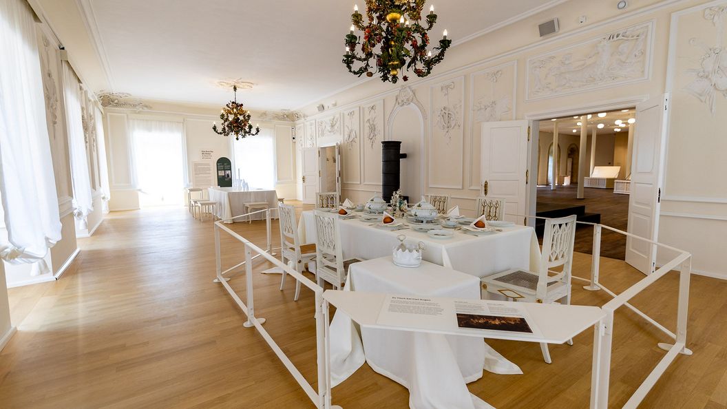 Residenzschloss Urach, Innenansicht, Weißer Saal